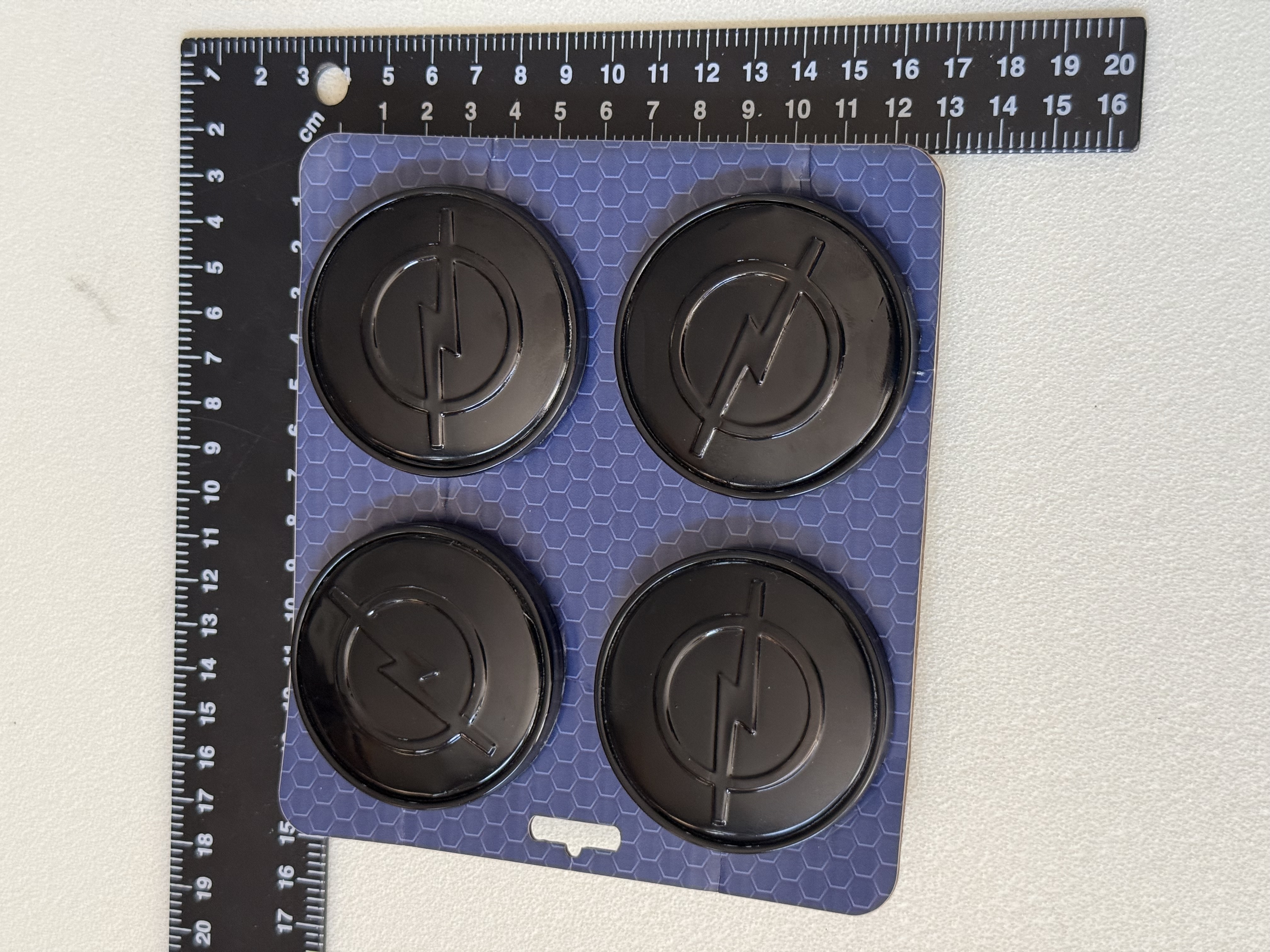 Opel Jant Kapak Arması Seti 4’lü Piano Black 3M 3D ABS