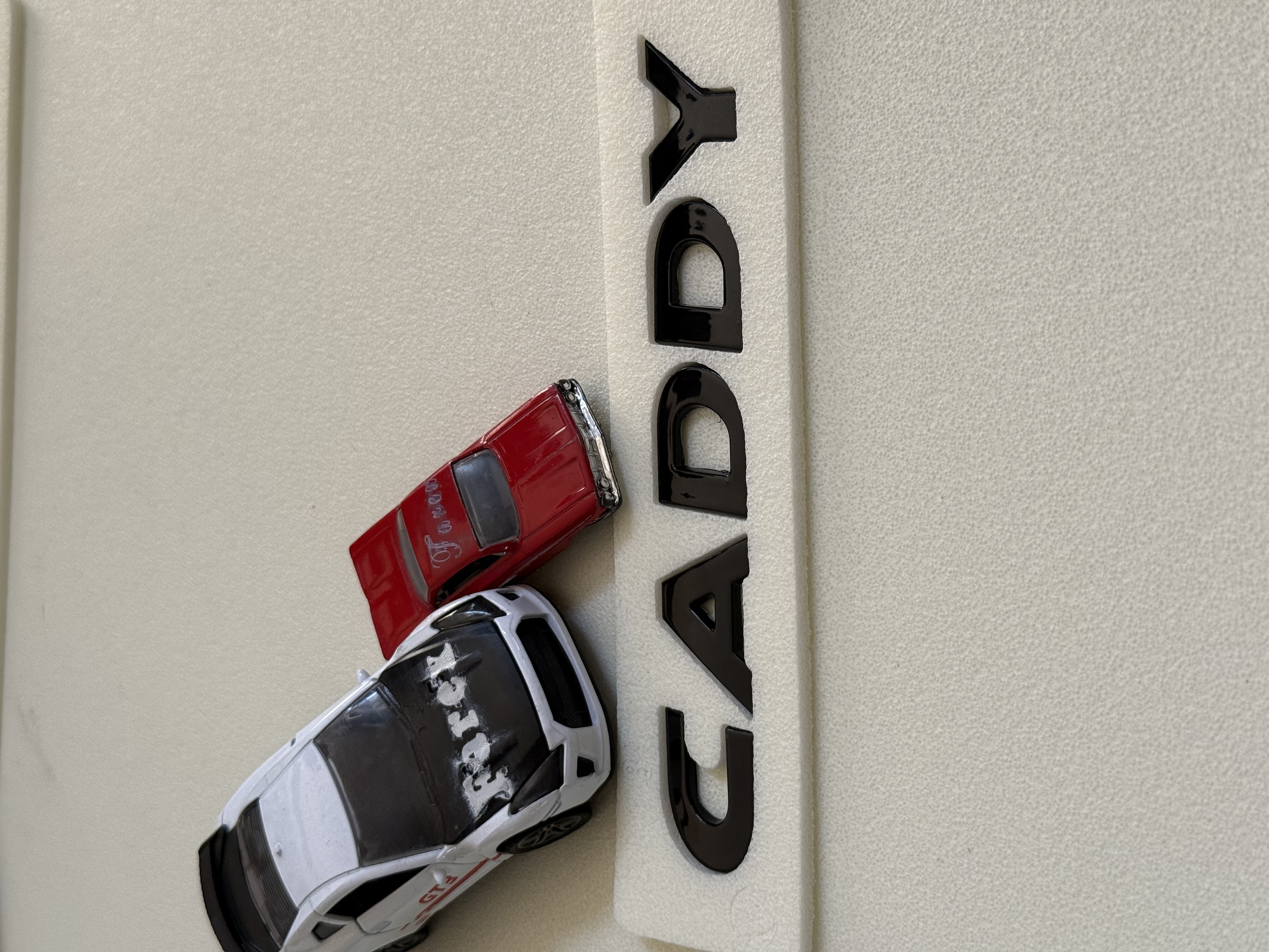 Volkswagen Caddy Piano Black Bagaj Yazısı 3M 3D ABS