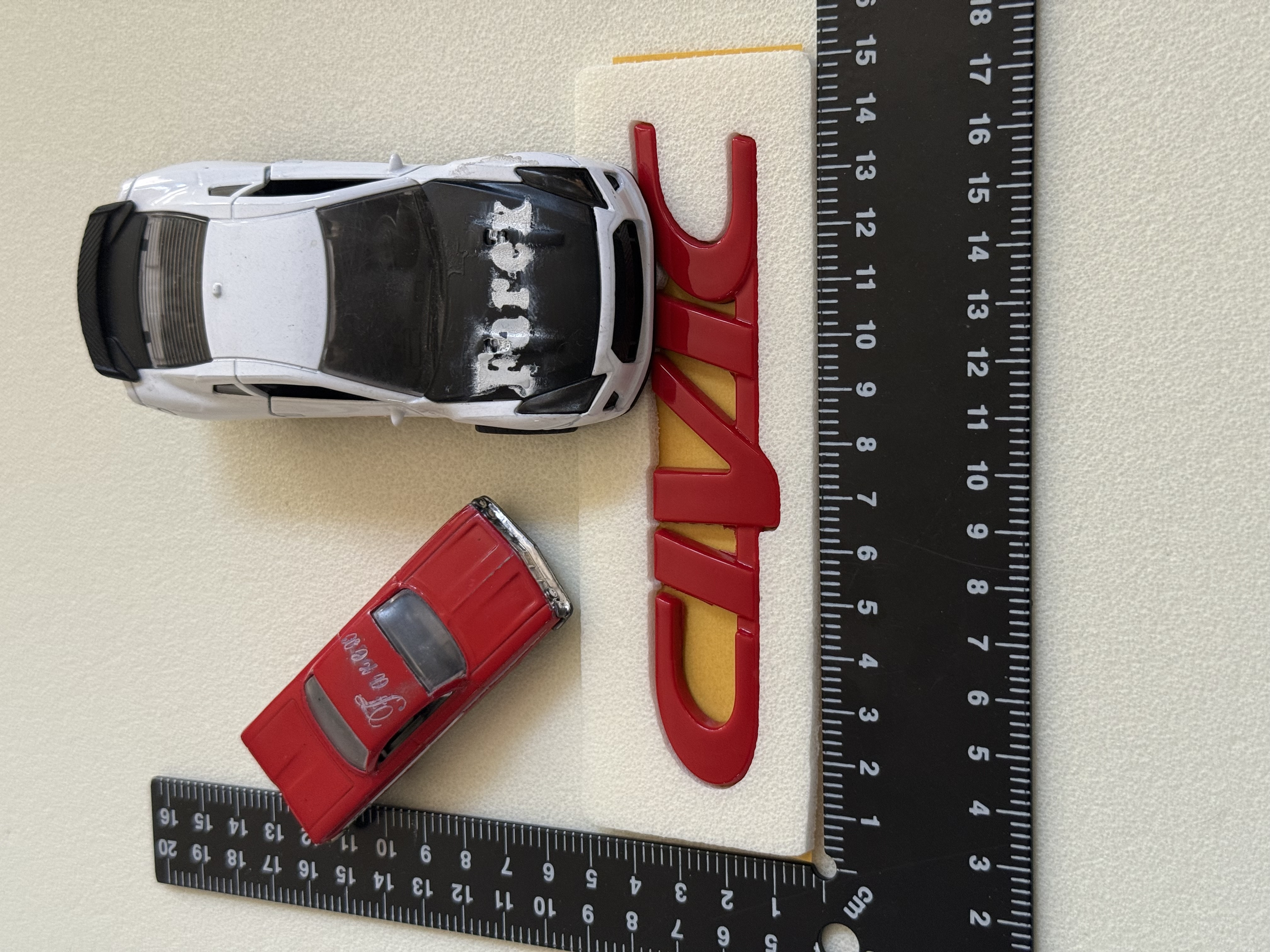 Honda Civic Kırmızı Bagaj Yazısı 3M 3D ABS