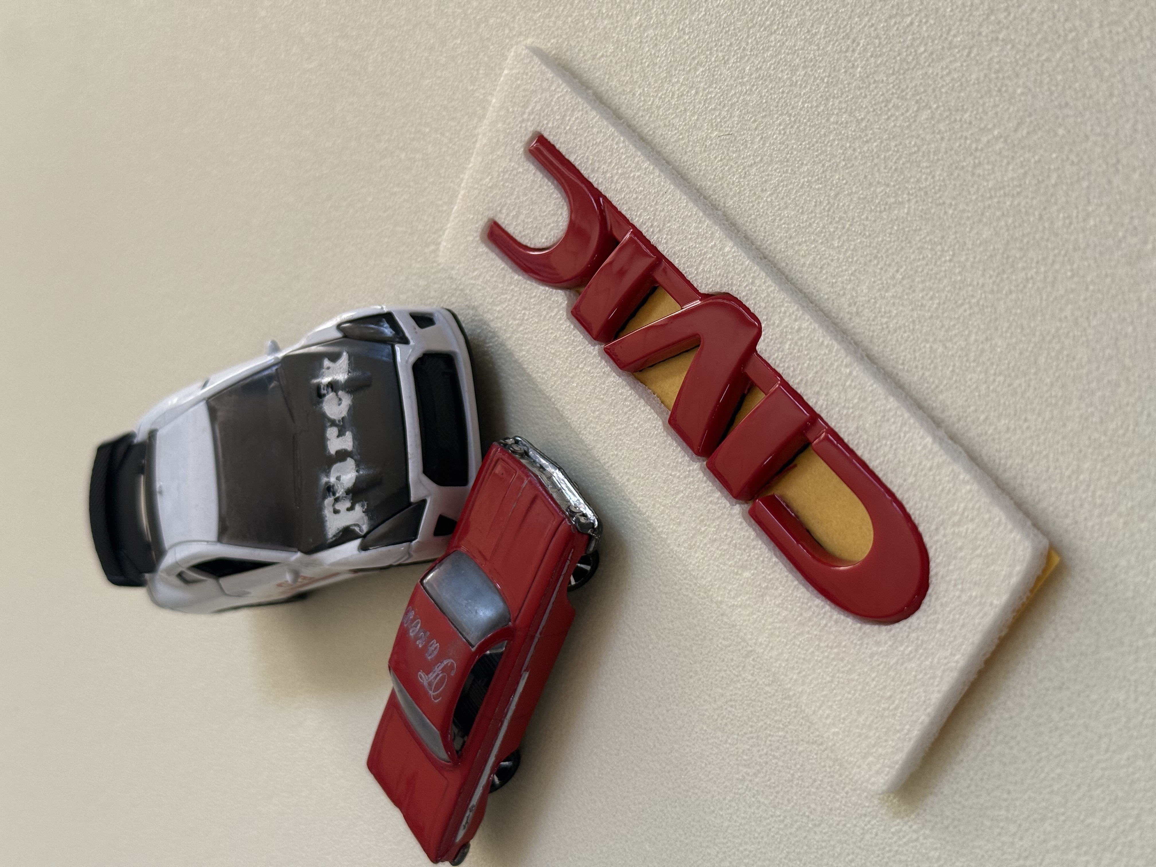 Honda Civic Kırmızı Bagaj Yazısı 3M 3D ABS