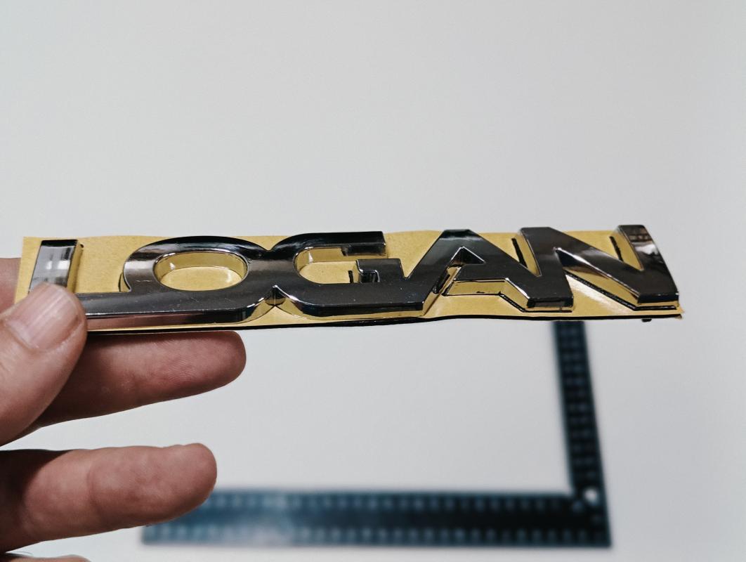 Logan Krom Bagaj Yazısı 3M 3D ABS