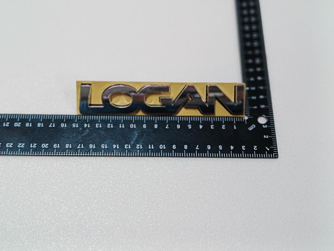 Logan Krom Bagaj Yazısı 3M 3D ABS