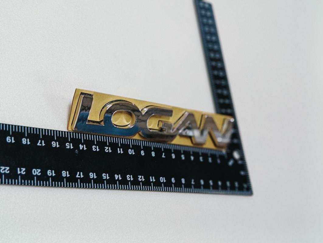 Logan Krom Bagaj Yazısı 3M 3D ABS