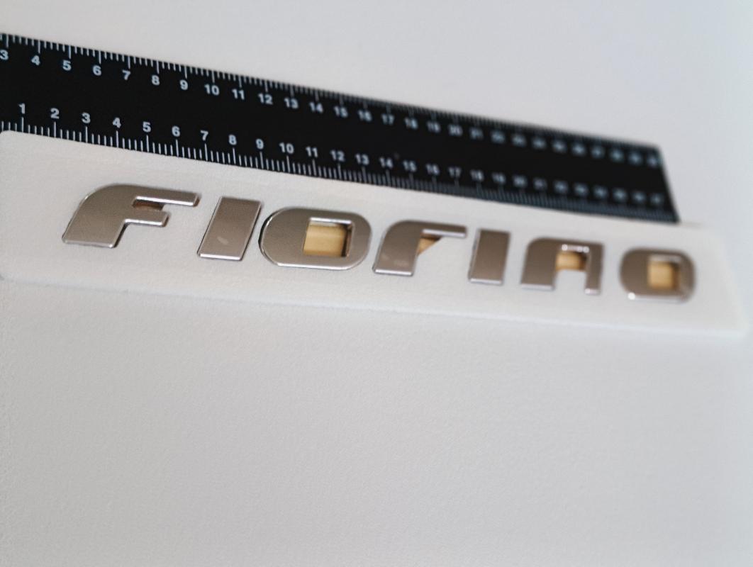 Fiorino Krom Bagaj Yazısı 3M 3D ABS