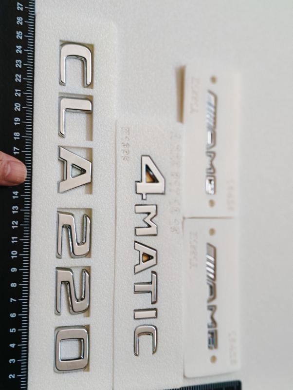 4Matic Üçgen Model Krom Bagaj Yazısı 3M 3D ABS