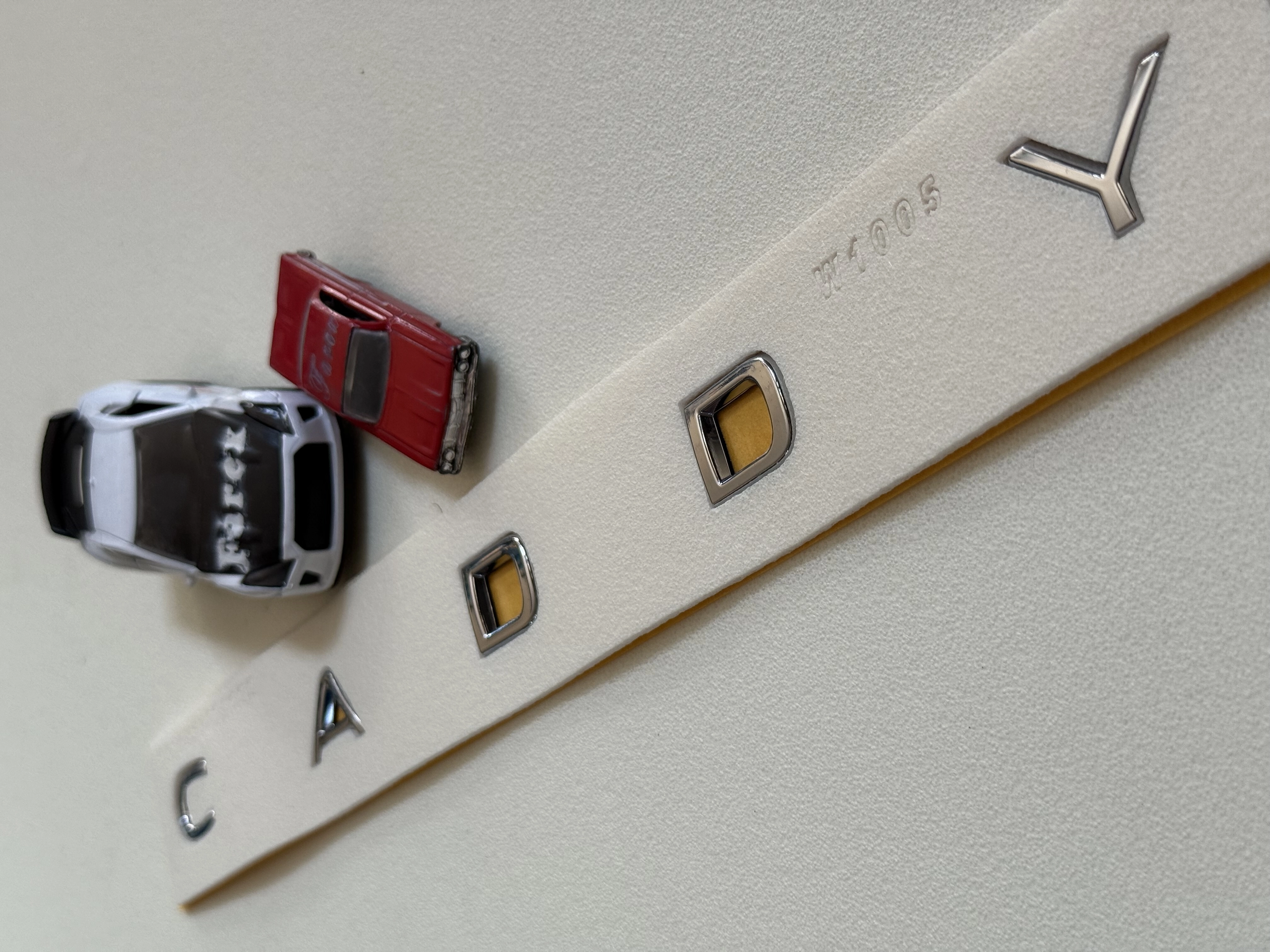 Caddy Yeni Nesil Boşluklu Krom Bagaj Yazısı