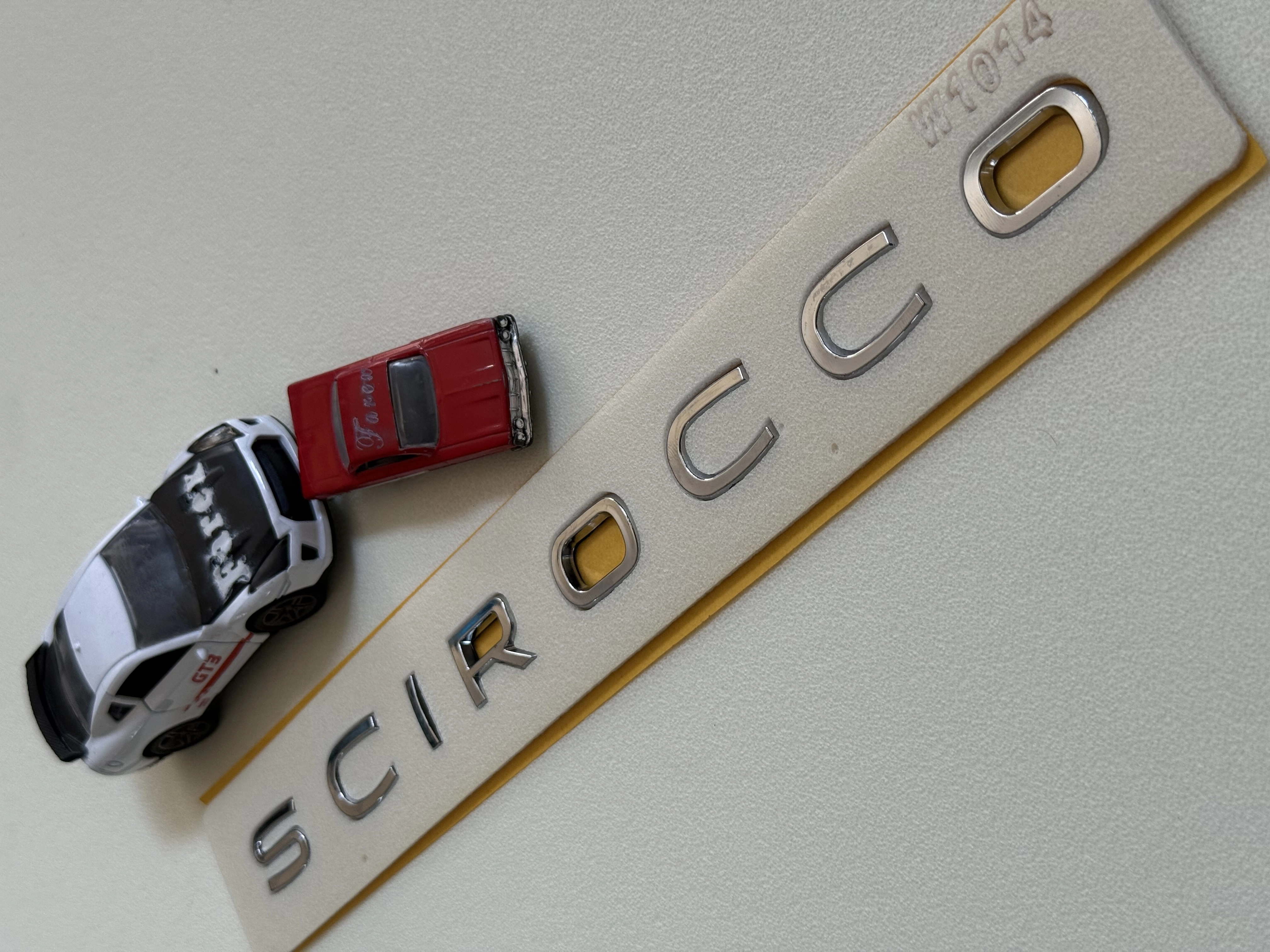Scirocco Yeni Nesil Boşluklu Krom Bagaj Yazısı 3M 3D ABS