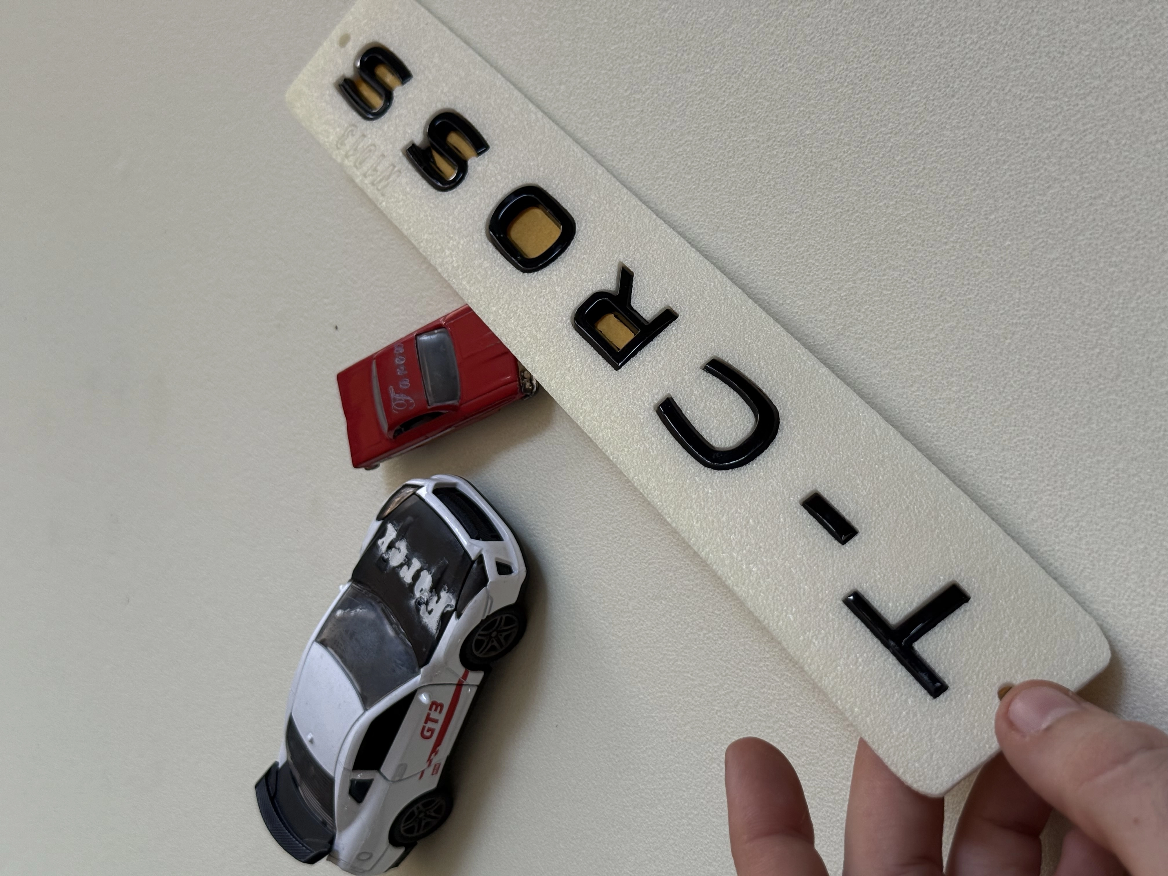 T-Cross Piano Black Bagaj Yazısı 3M 3D ABS