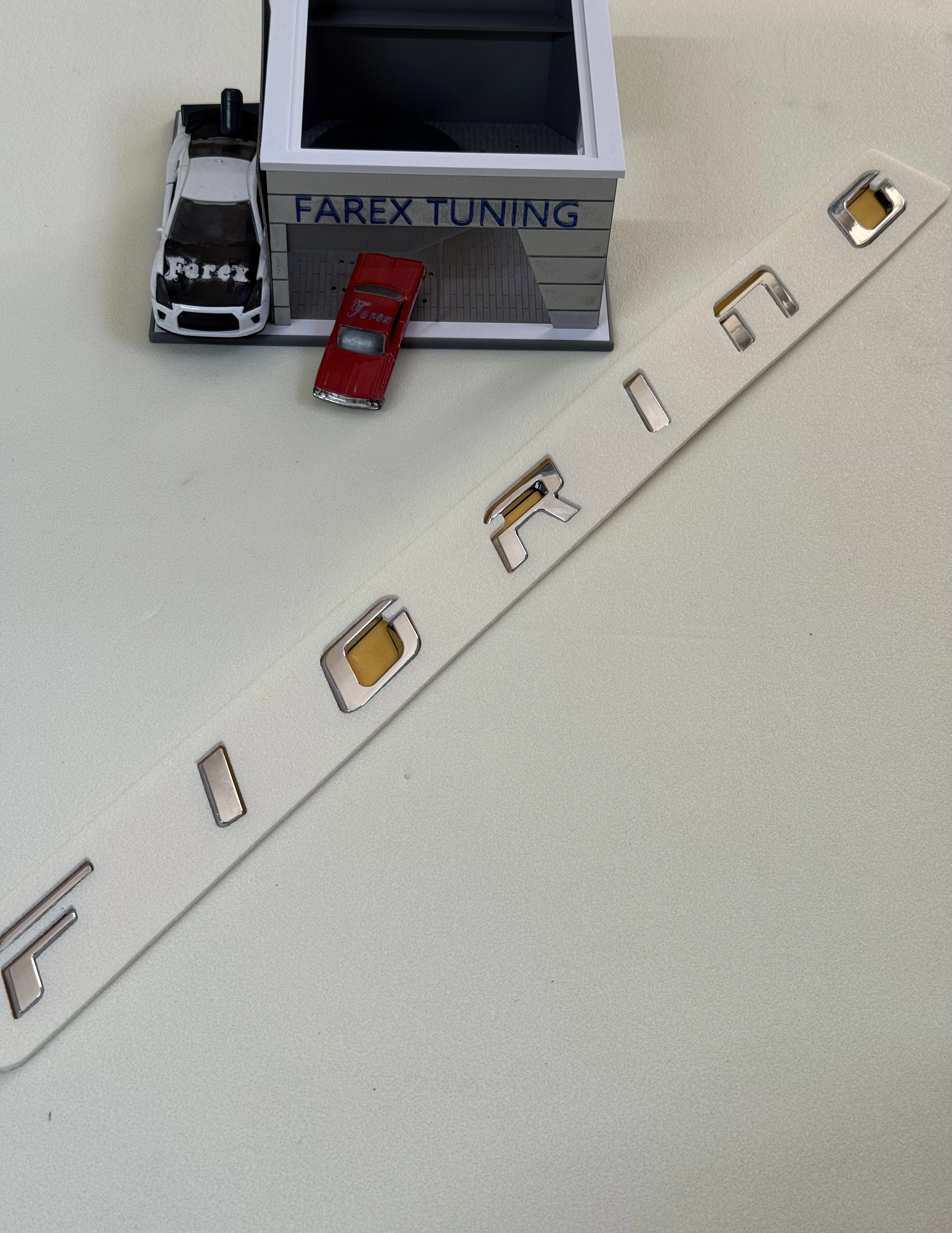 Fiorino Yeni Nesil Boşluklu Krom Bagaj Yazısı 3M 3D ABS