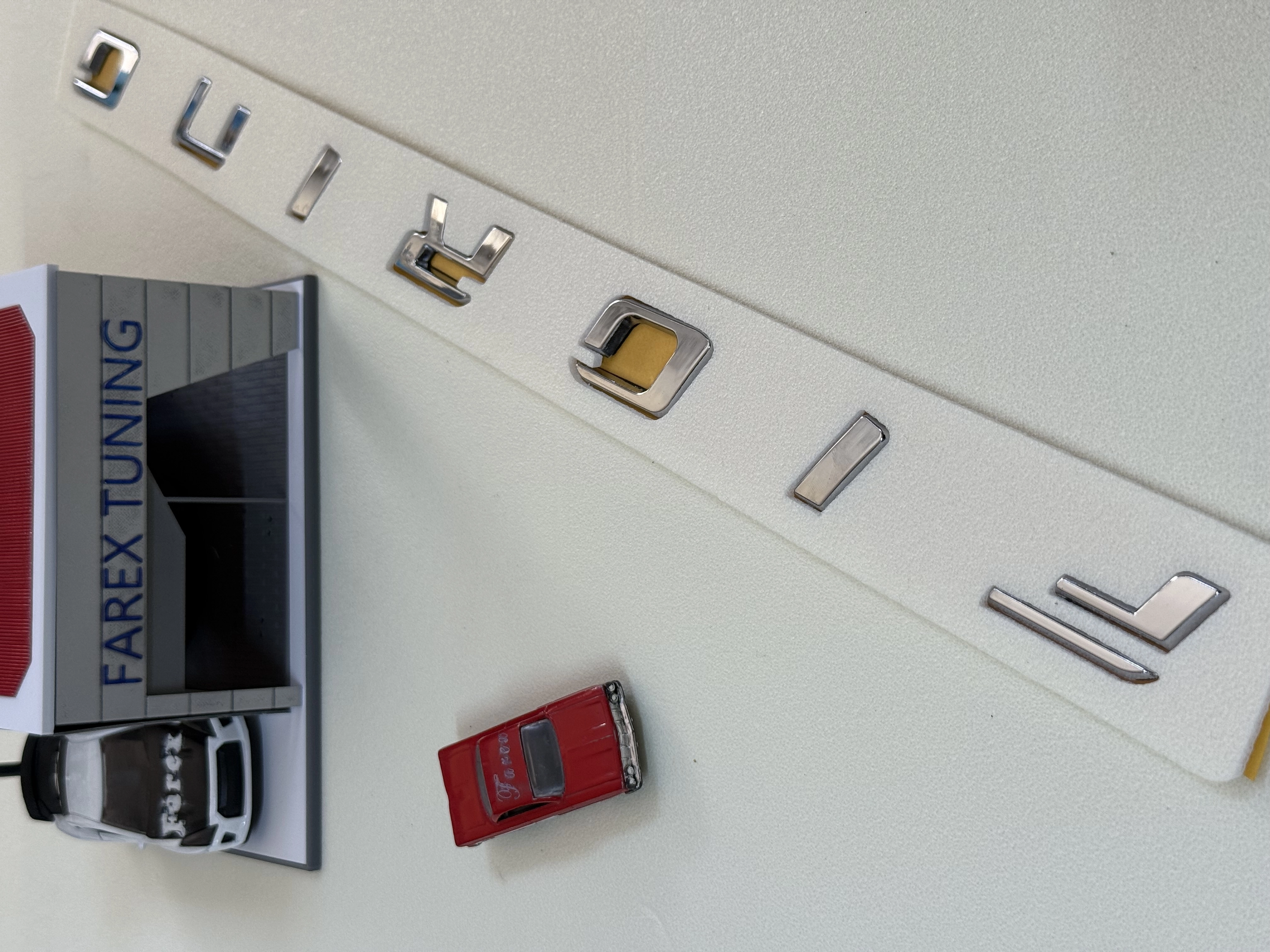 Fiorino Yeni Nesil Boşluklu Krom Bagaj Yazısı 3M 3D ABS