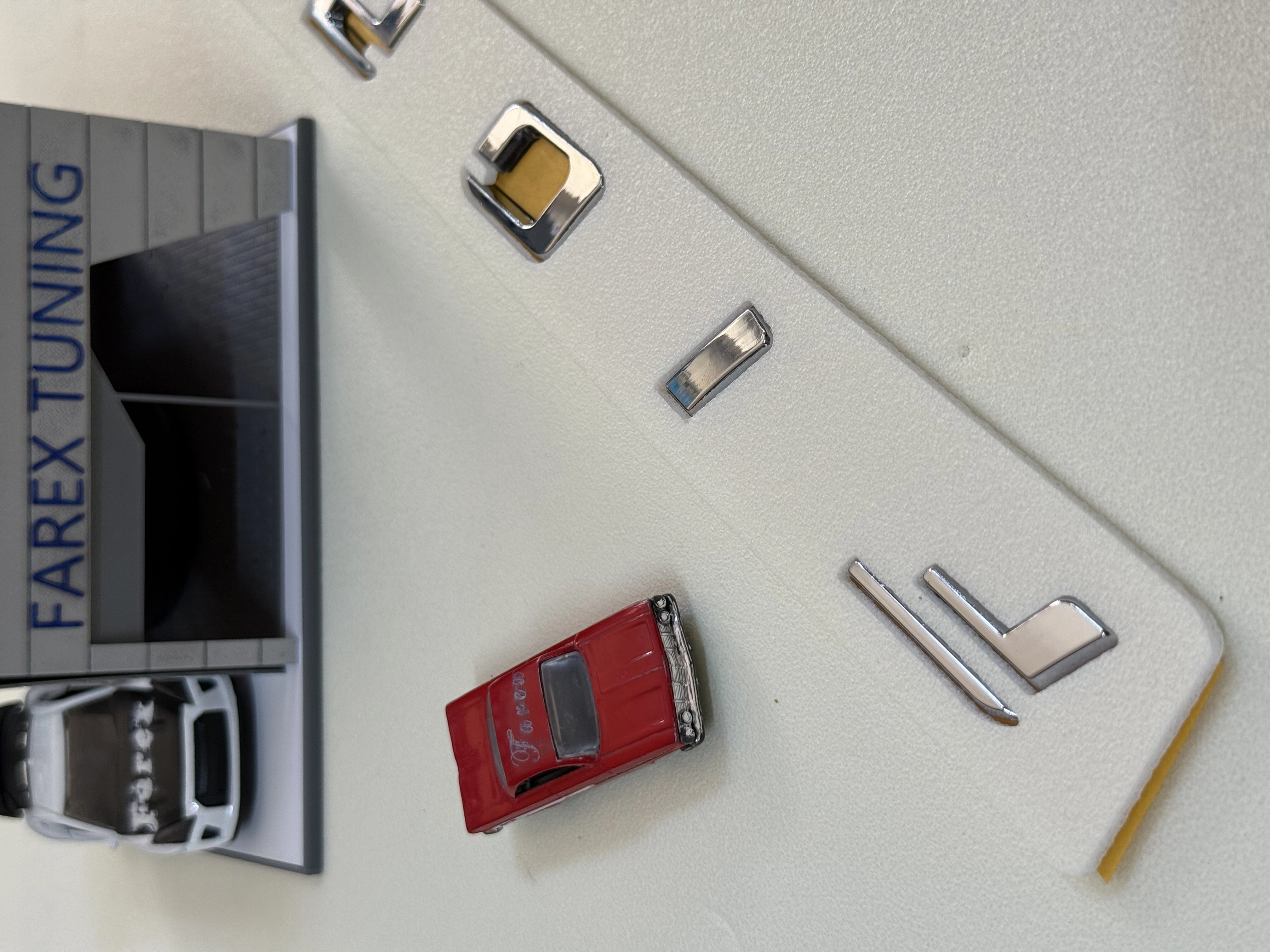 Fiorino Yeni Nesil Boşluklu Krom Bagaj Yazısı 3M 3D ABS