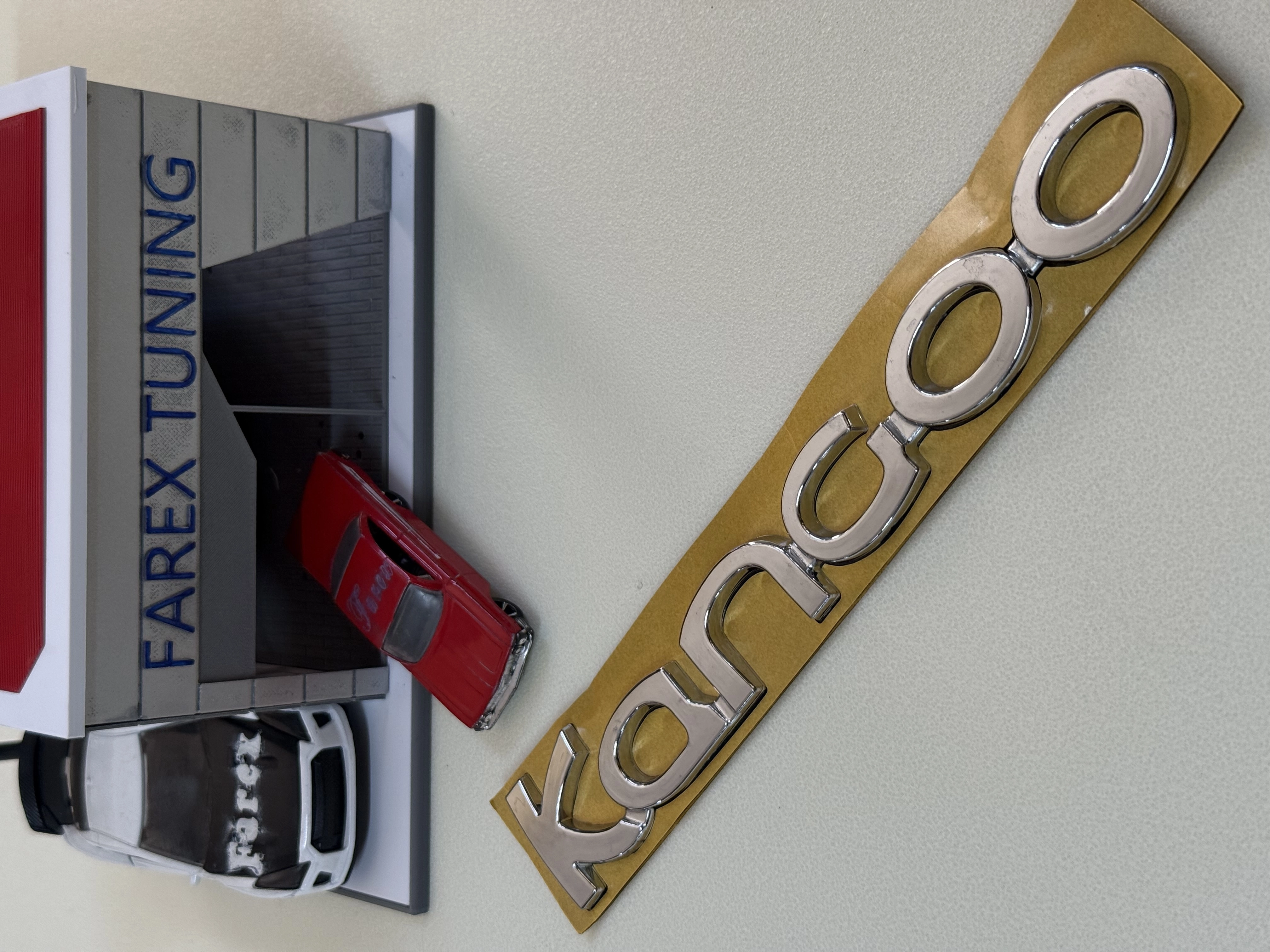 Renault Kangoo Krom Bagaj Yazısı 3M 3D ABS