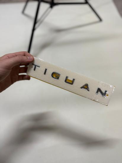 Tiguan Yeni Nesil Kısa Tip Krom Bagaj Yazısı 3M 3D ABS