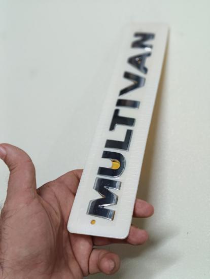 Multivan Krom Bagaj Yazısı 3M 3D ABS