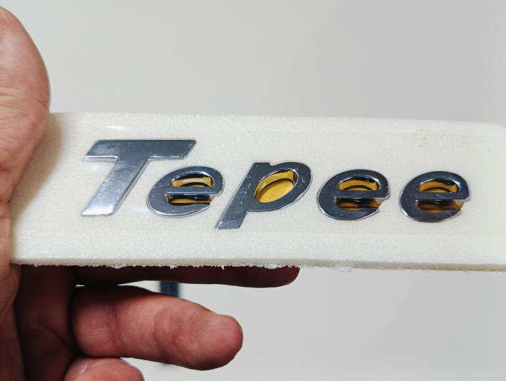 Tepee Krom Bagaj Yazısı 3M 3D ABS