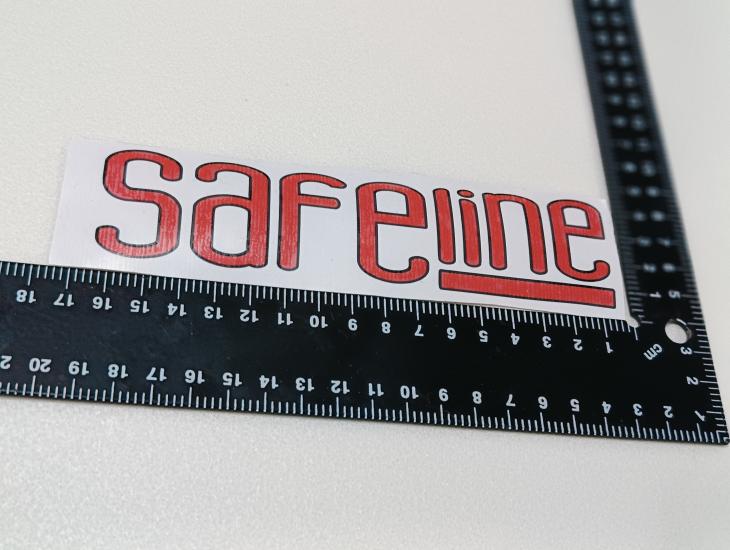 Safeline Sticker Bagaj Yazısı Kırmızı Doblo ve Fiorino Uyumlu 3M 3D ABS