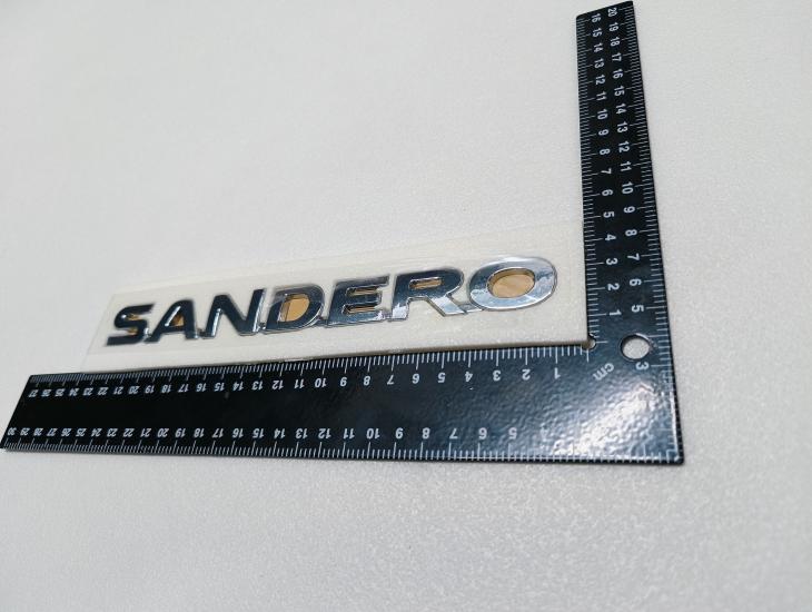 Sandero Krom Bagaj Yazısı 3M 3D ABS