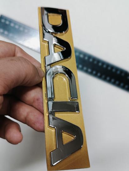 Dacia Krom Tırnaklı Bagaj Yazısı 3M 3D ABS