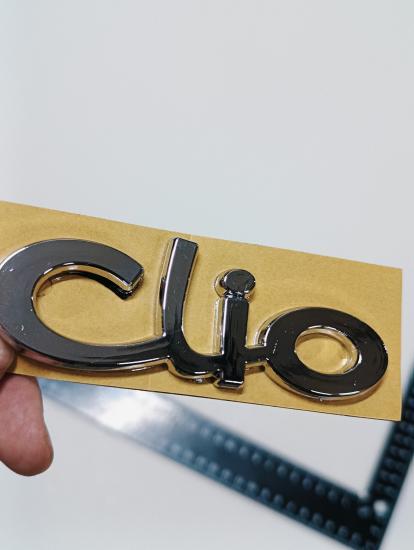 Clio 1-2 Krom Bagaj Yazısı Tırnaklı Model 3M 3D ABS