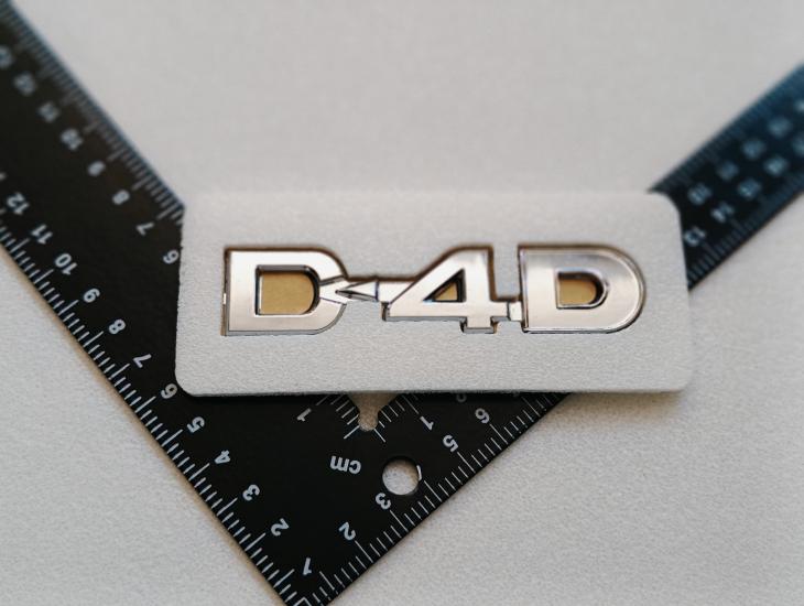 D4D Krom Bagaj Yazısı 3M 3D ABS