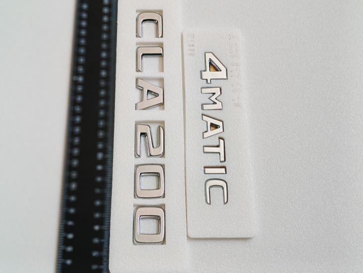 CLA200 ve 4Matic Krom Bagaj Yazısı Seti 2’li 3M 3D ABS