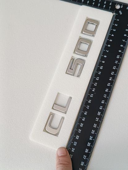 CL 500 Krom Bagaj Yazısı 3M 3D ABS