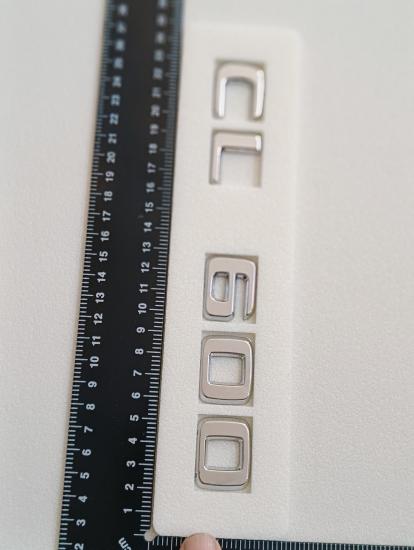CL 600 Krom Bagaj Yazısı 3M 3D ABS