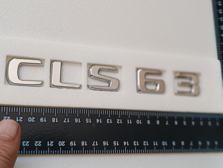 CLS 63 Krom Bagaj Yazısı 3M 3D ABS