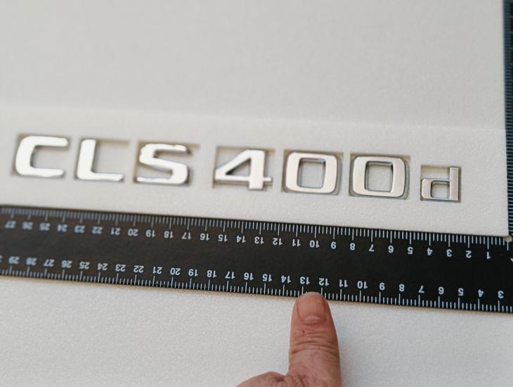 CLS 400d Krom Bagaj Yazısı 3M 3D ABS