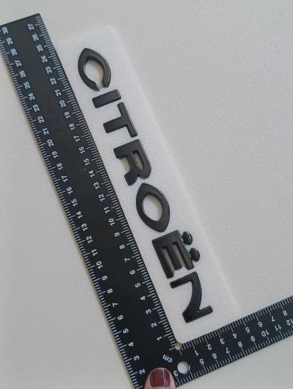 Citroen Piano Black Bagaj Yazısı 3M 3D ABS 225x30mm