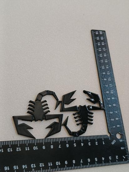Akrep Piano Black Çamurluk Arması Seti 2’li 3M 3D ABS