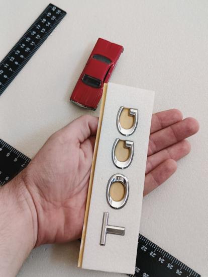 Togg Krom Bagaj Yazısı 3M 3D ABS