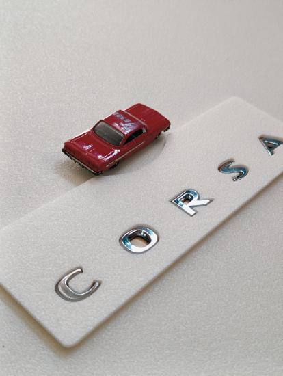 Corsa Boşluklu Krom Bagaj Yazısı 3M 3D ABS