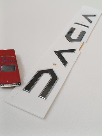 Dacia Yeni Nesil Bagaj Yazısı Krom 3M 3D ABS