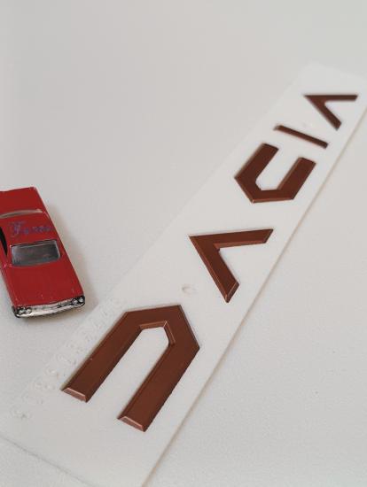Dacia Yeni Nesil Bagaj Yazısı Bronze 3M 3D ABS