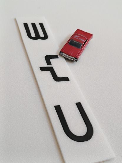 BYD Kaput Arması Piano Black Boşluklu Model 3M 3D ABS Büyük Boy