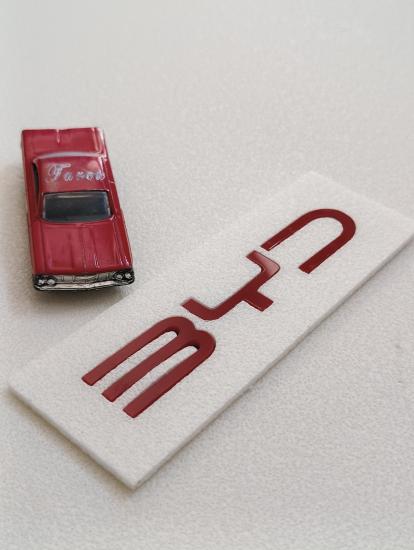 Byd Kırmızı Bagaj Yazısı 3M 3D ABS