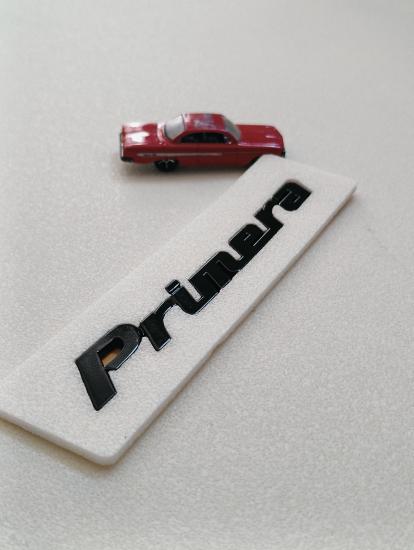 Primera Piano Black Bagaj Yazısı 3M 3D ABS