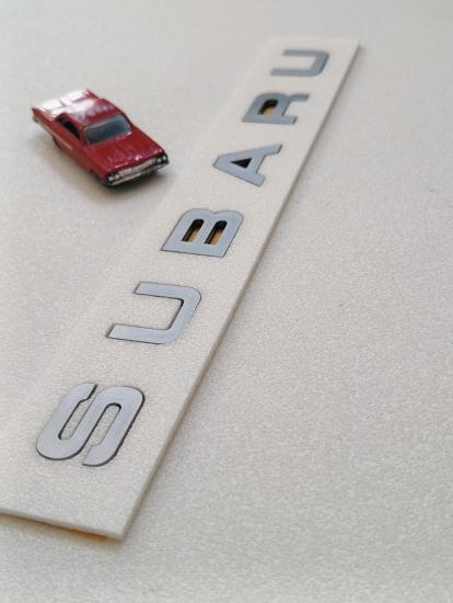 Subaru Gri Bagaj Yazısı 3M 3D ABS