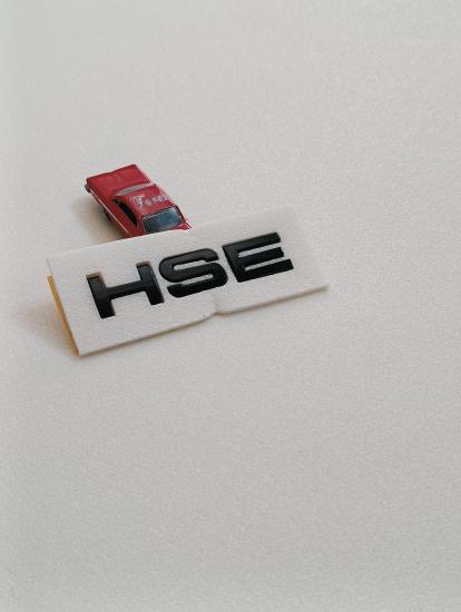 HSE Piano Black Bagaj Yazısı 3M 3D ABS