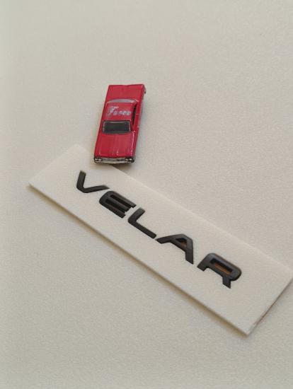 Velar Piano Black Bagaj Yazısı 3M 3D ABS
