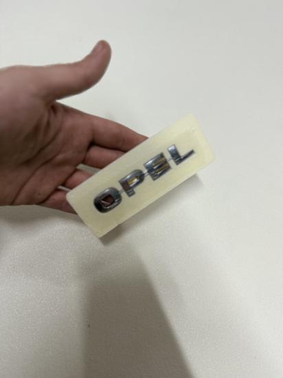 Opel Çubuklu Krom Bagaj Yazısı 3M 3D ABS