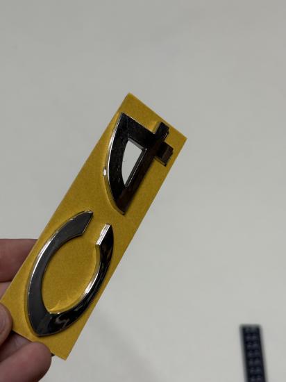 C4 Krom Bagaj Yazısı Kalın Model 3M 3D ABS