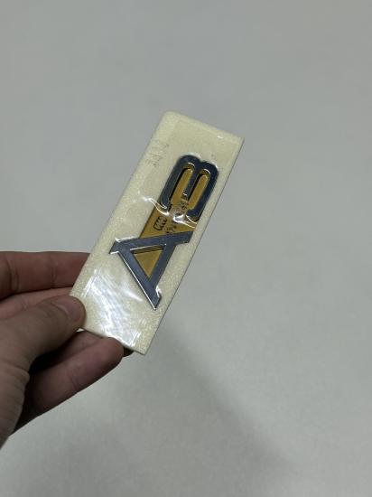 A3 Krom Bagaj Yazısı Logo Arma 3M 3D ABS