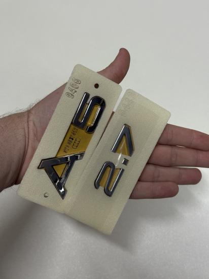 A5 ve 2.7 Krom Bagaj Yazısı Seti 2’li Paket Logosu Arması 3M 3D ABS