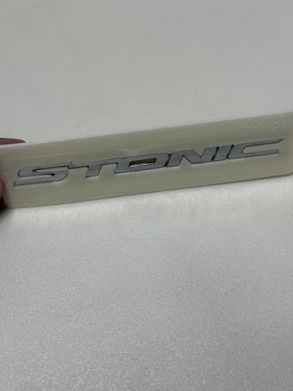 Stonic Krom Bagaj Yazısı Logosu Arması 3M 3D ABS