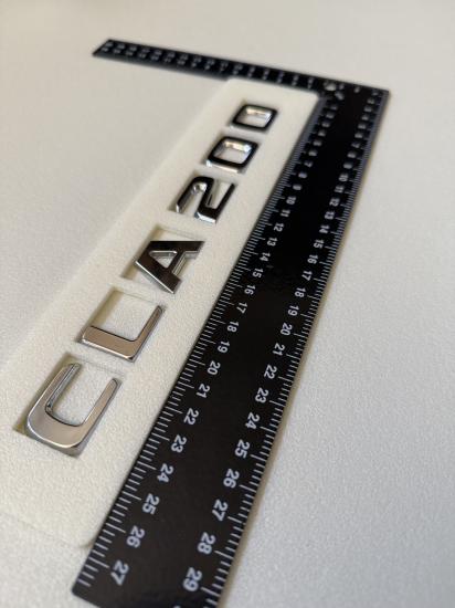 CLA 200 Krom Bagaj Yazısı 3M 3D ABS Logo Arma