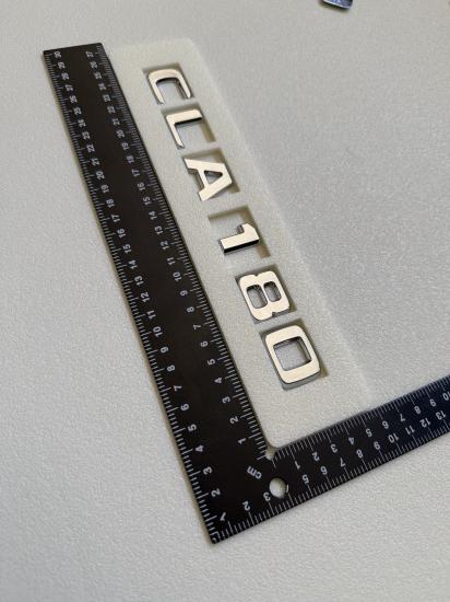 CLA 180 Krom Bagaj Yazısı 3M 3D ABS Logo Arma
