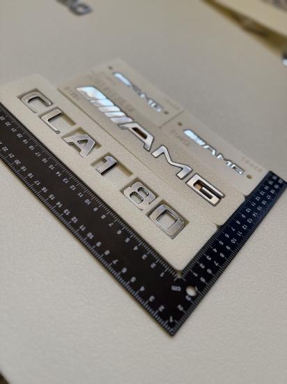 CLA 180 ve AMG Krom Bagaj ve Çamurluk Yazısı Seti 4’lü 3M 3D ABS 3M 3D ABS Logo Arma