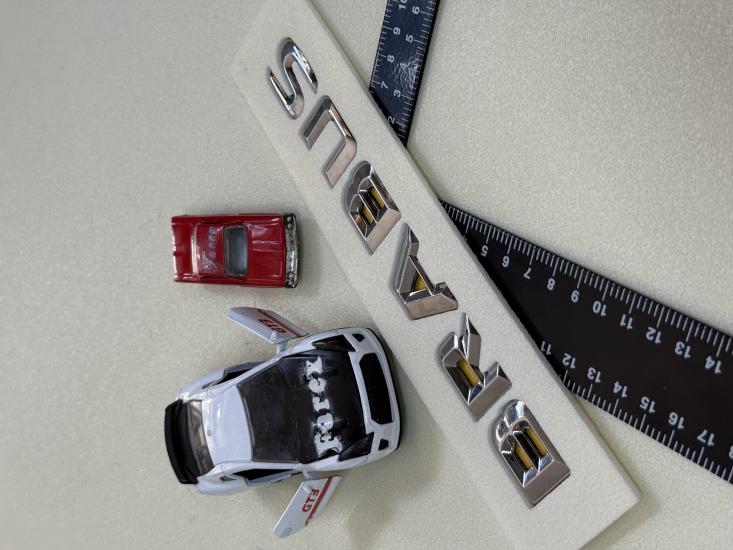 Brabus Krom Bagaj Yazısı 3M 3D ABS